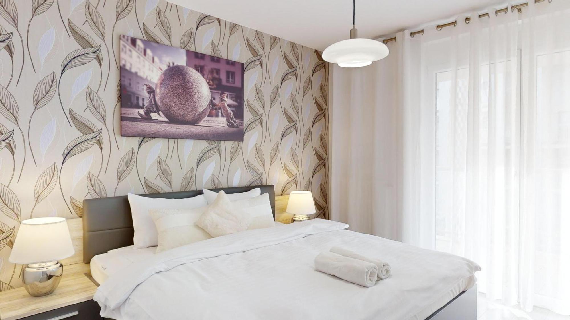 Family House By The River Odra -Panoramic Terrace - 3Room Apartment With 2 Separate Bedrooms And 2 Balconies By Wroapart-Pl- Perfect For Family & Business Stays วรอตซวาฟ ภายนอก รูปภาพ