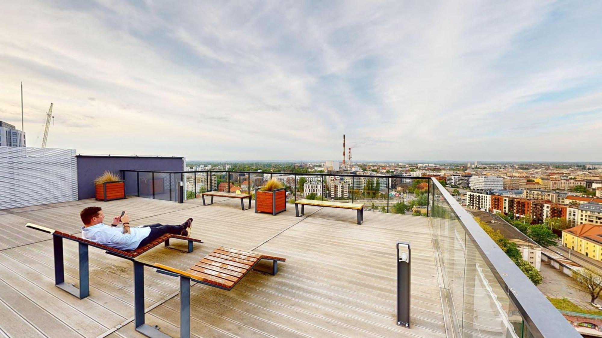 Family House By The River Odra -Panoramic Terrace - 3Room Apartment With 2 Separate Bedrooms And 2 Balconies By Wroapart-Pl- Perfect For Family & Business Stays วรอตซวาฟ ภายนอก รูปภาพ